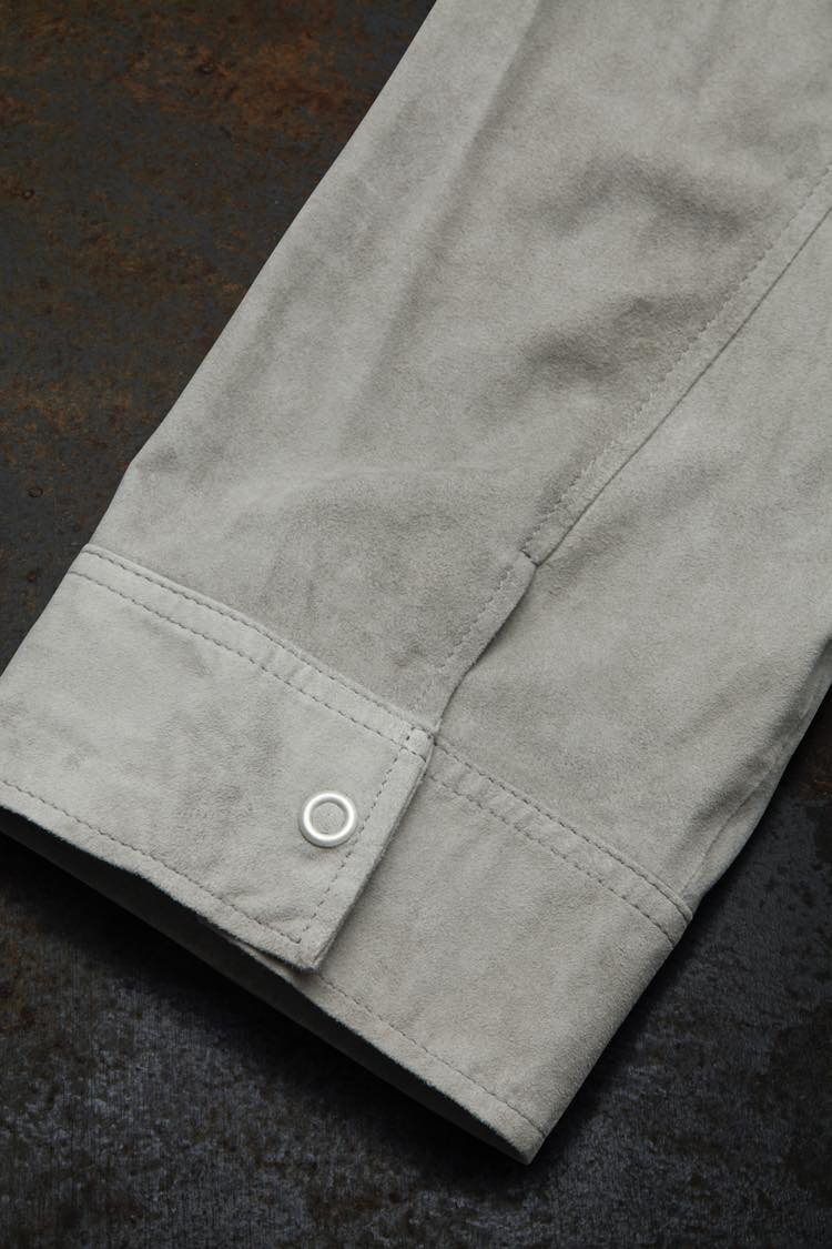 KANGAROO SUEDE OVERFITTING SHIRT | ISAMU KATAYAMA BACKLASH