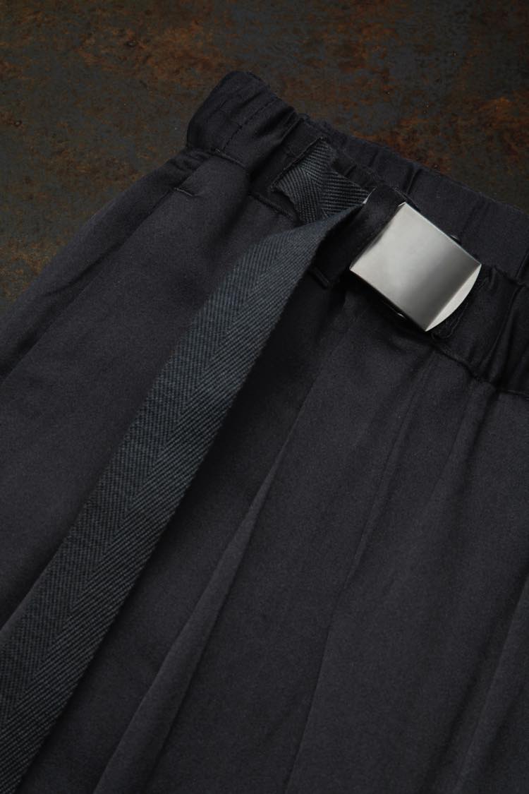 RAYON WRAP FRONT PANTS 