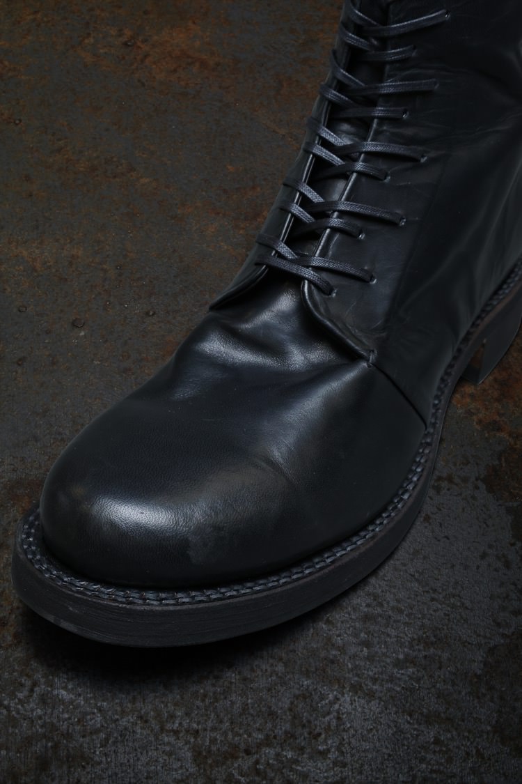 OILED HORSE SIDEZIP LACE-UP BOOTS | ISAMU KATAYAMA BACKLASH